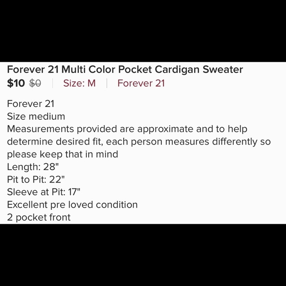 Aztec multi colored Cardigan. 🖤 - Picture 5 of 6